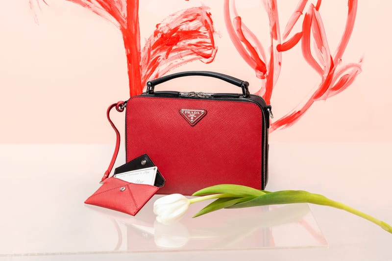 Prada love shop heart bag