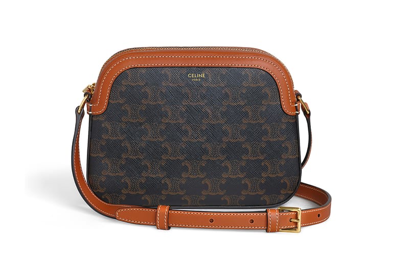 Triomphe saddle bag in triomphe online canvas