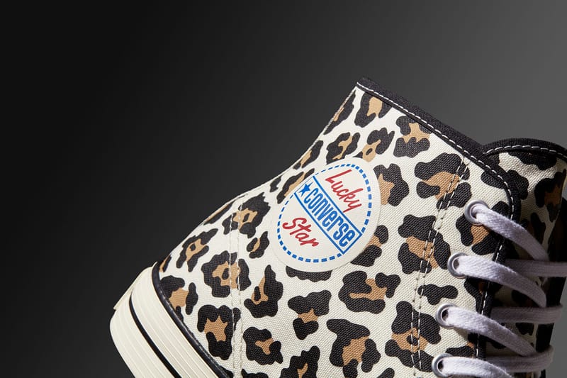 Converse lucky hot sale star leopard