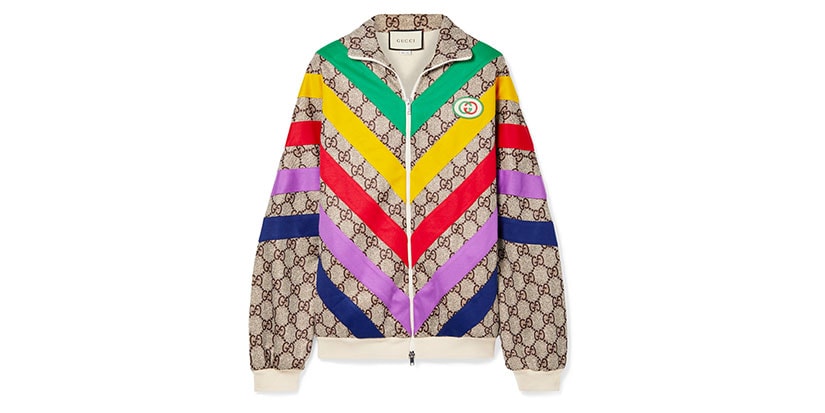 Gucci's Retro Track Jacket with Rainbow Colors | Hypebae