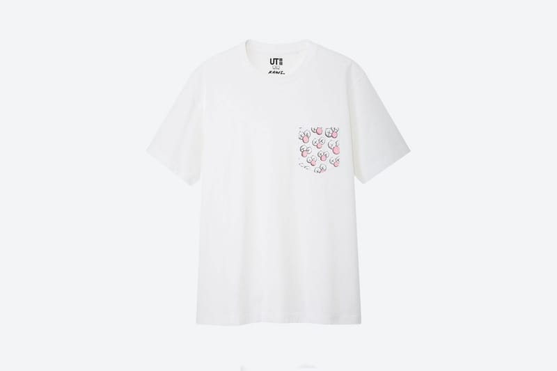 国内配送 UNIQLO UT x KAWS BFF COMPANION TEE WHITE SIZE XL Uniqlo x KAWS Pink BFF White Tee Shirt Size Medium US Sizing