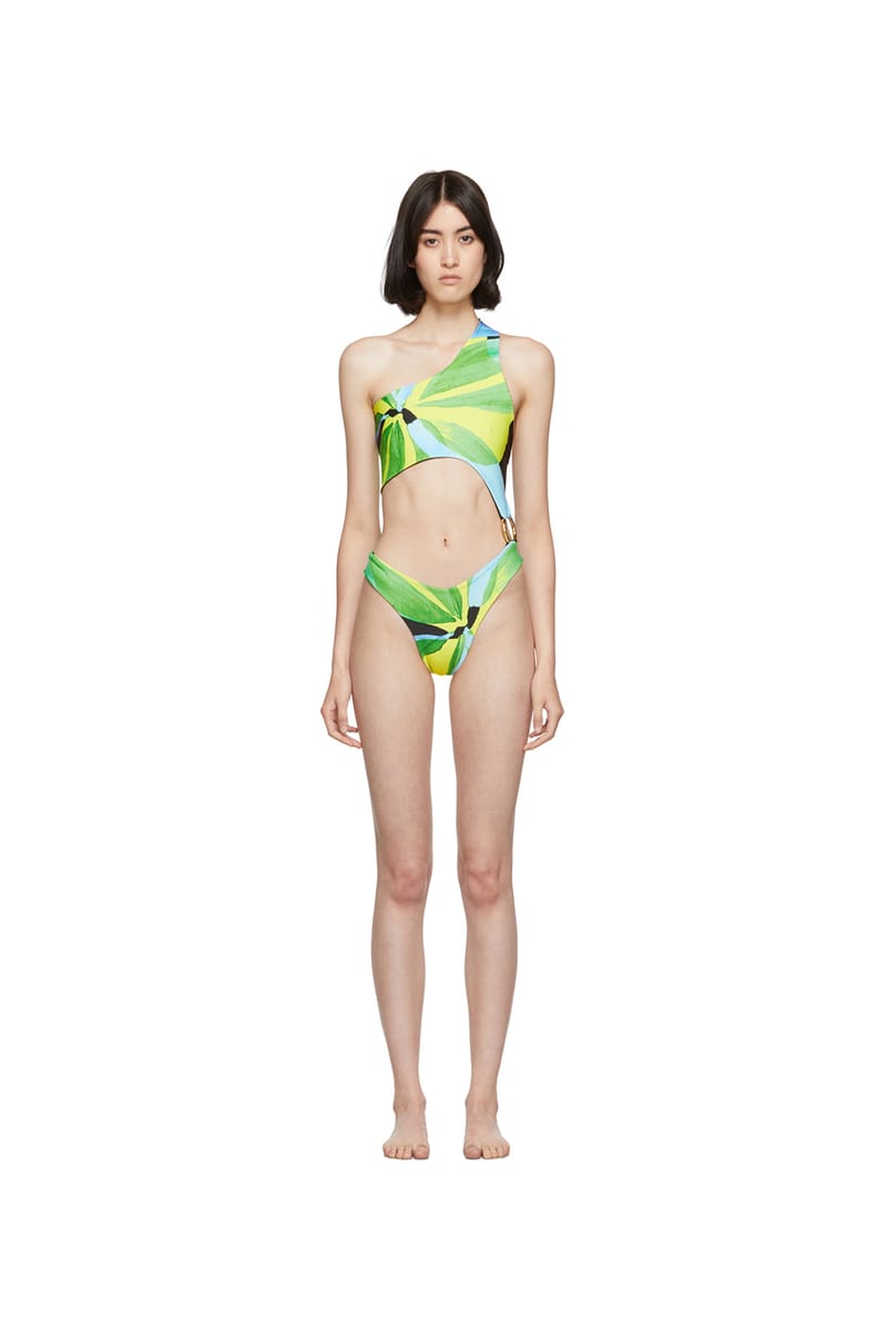 ワンピース水着 LOUISA BALLOU LOUISA BALLOU Sea clothing Green Shop Bella Hadid's Mykonos Louisa Ballou Swimsuit | Hypebae
