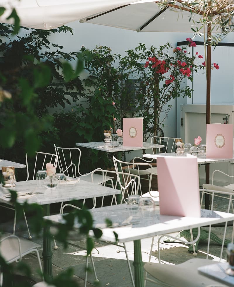 Mansur Gavriel Laduree Cafe Los Angeles Melrose HYPEBAE