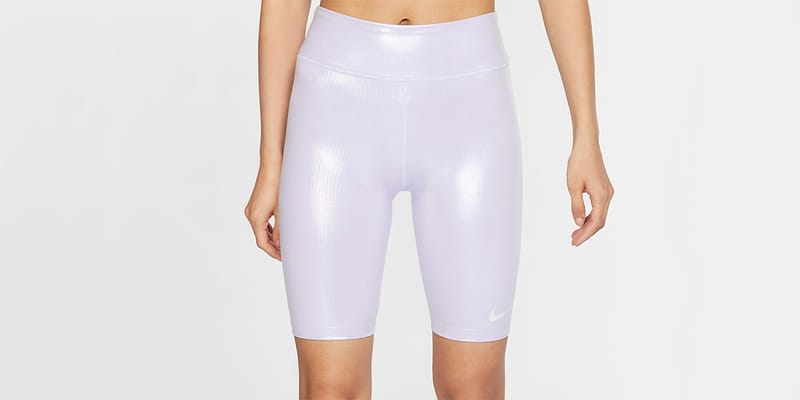 Shiny hotsell nike shorts