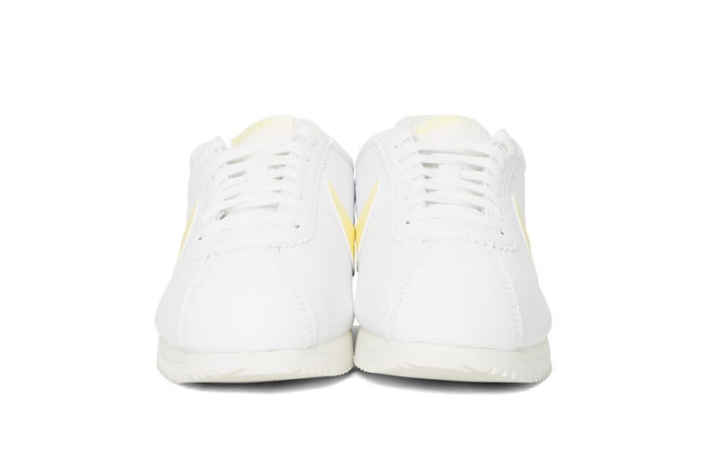 Nike Cortez in Pastel Yellow White Retro Sneaker | Hypebae
