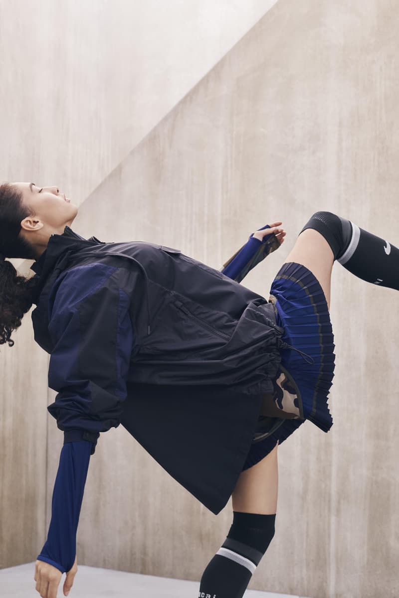 sacai waffle blazer