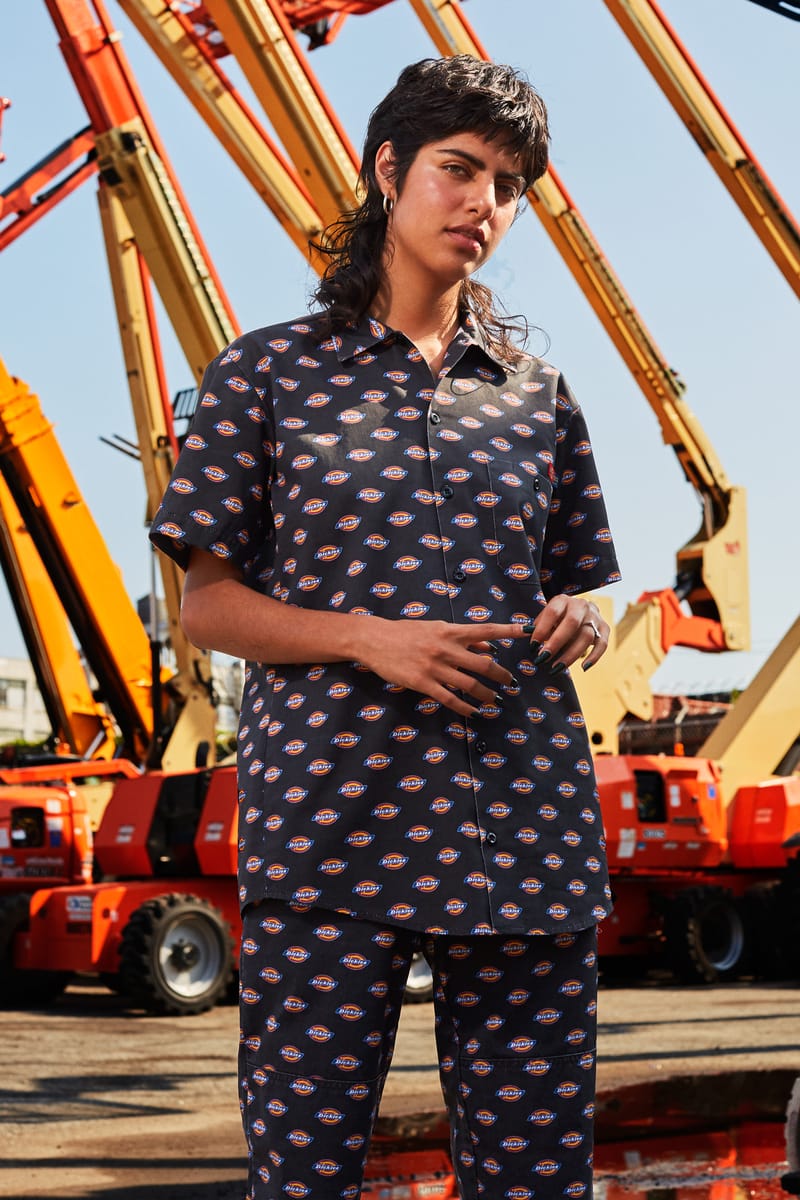 デニム　セットアップ　Dickies X OPENING CEREMONY The Opening Ceremony x Dickies Flock Utility Pant