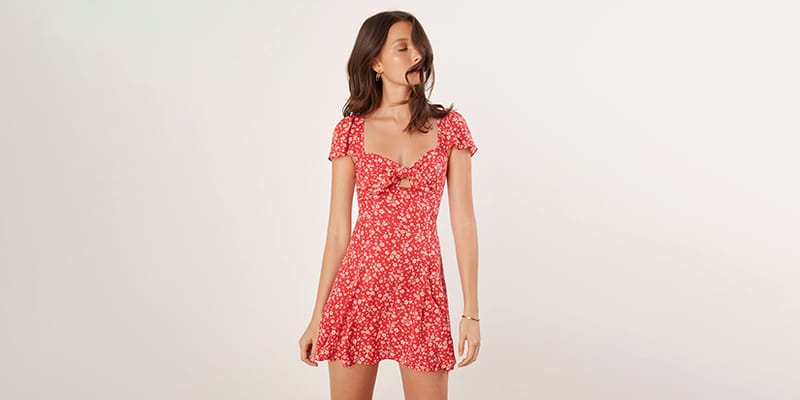 Reformation deals elio dress