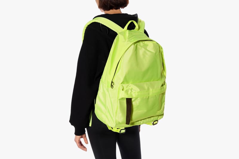 Reebok store backpack yellow