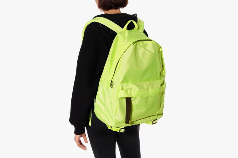Victoria Beckham x Reebok's Neon Yellow Backpack HYPEBAE