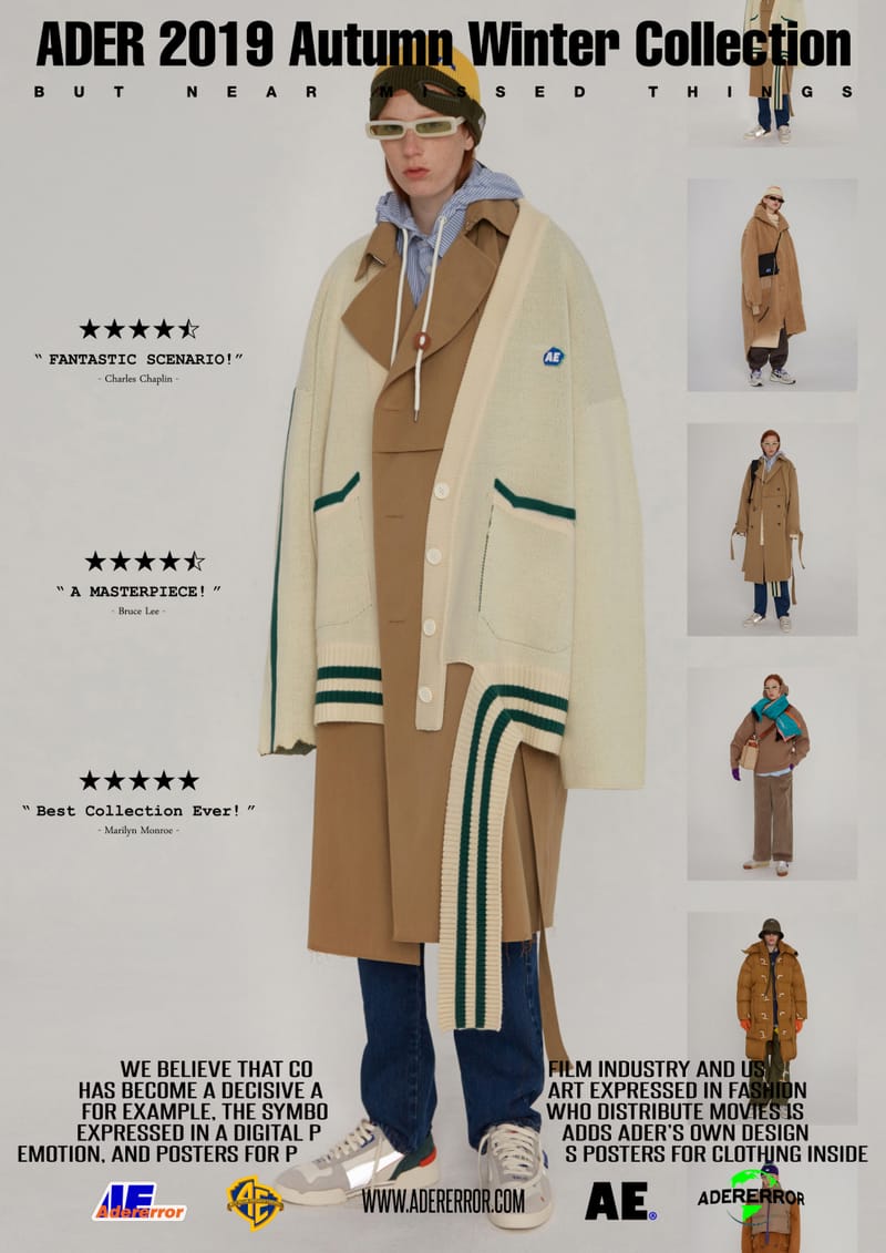 ADER error Reveals Film-Inspired FW19 Lookbook | Hypebae ADER error Reveals Film-Inspired FW19 Lookbook | Hypebae