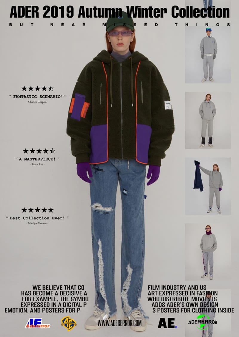 ADER error Reveals Film-Inspired FW19 Lookbook | Hypebae