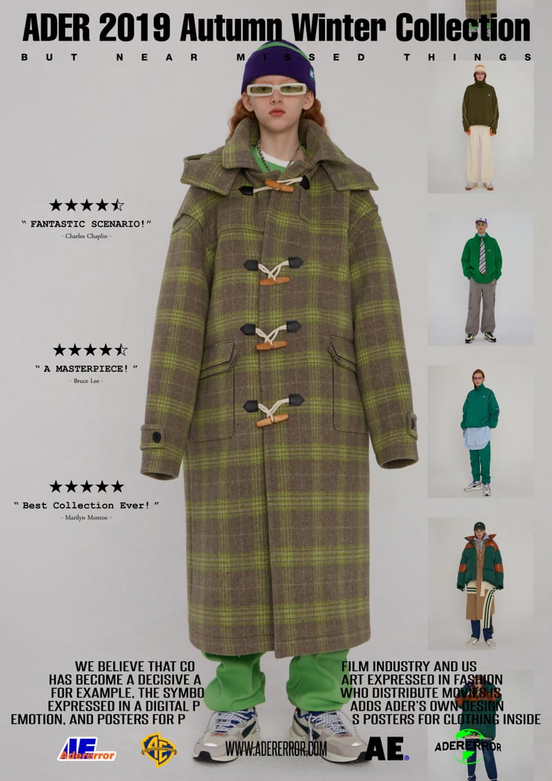 ADERERROR ブラック スウェット A1 2019 Fall/Winter ADER error Reveals Film-Inspired FW19 Lookbook | Hypebae