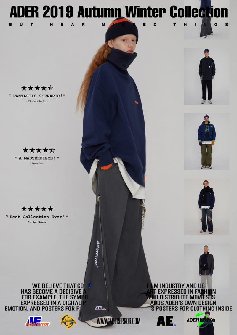 ADER error Reveals Film-Inspired FW19 Lookbook | Hypebae
