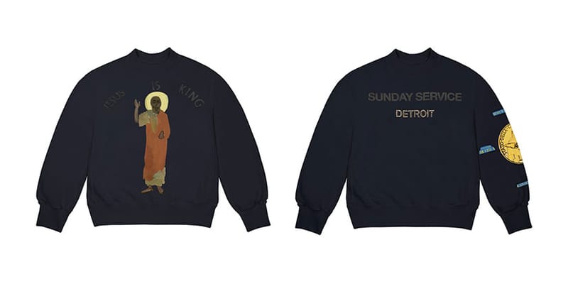 Jesus is king detroit crewneck sale