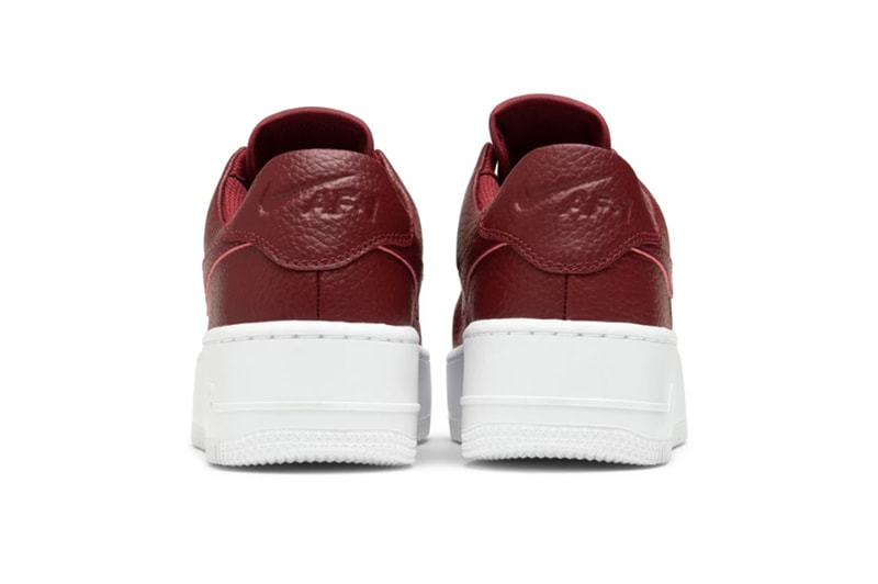 air force 1 sage low red