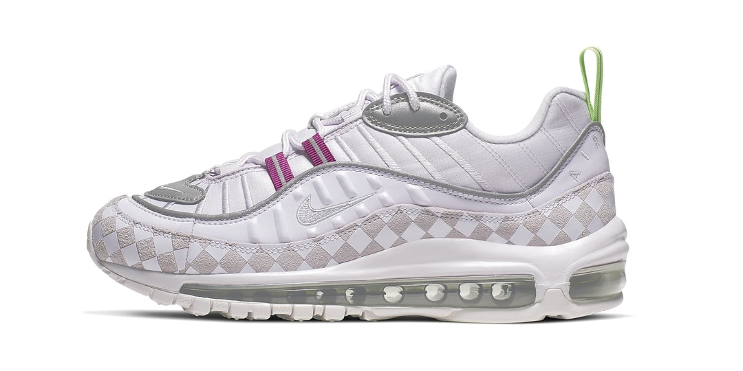 nike air max 98 white pink