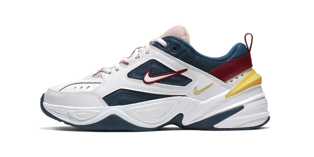 nike m2k tekno yellow white