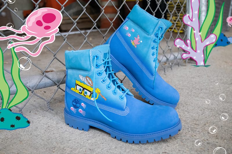 Blue 2025 spongebob timberlands