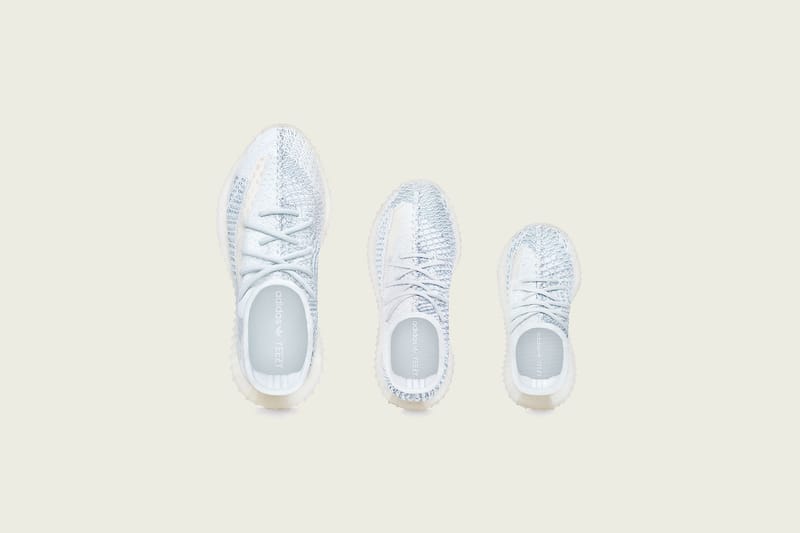 Cloud white yeezy on sale release