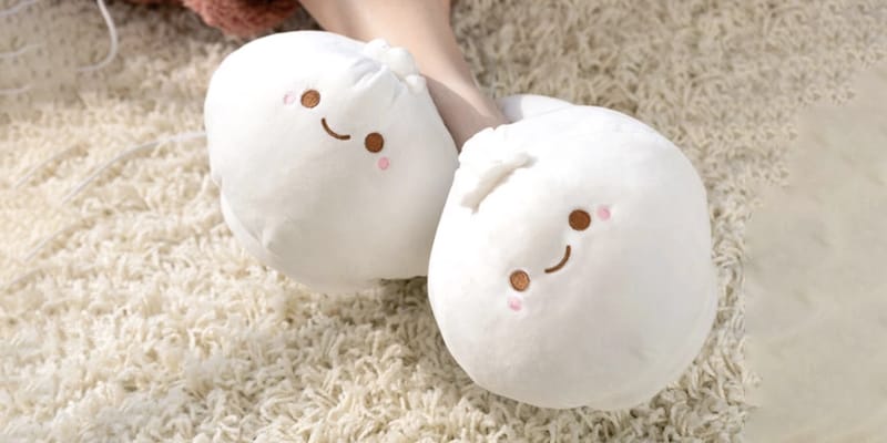 Smoko heated slippers dumpling new arrivals