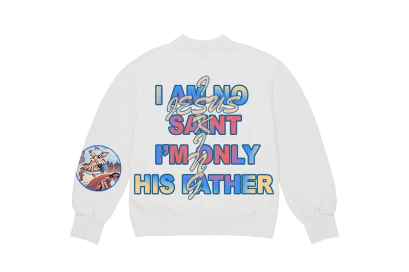 kanye west Jesus is King スウェット Rare Kanye West YEEZY Jesus Is King Vinyl Crewneck