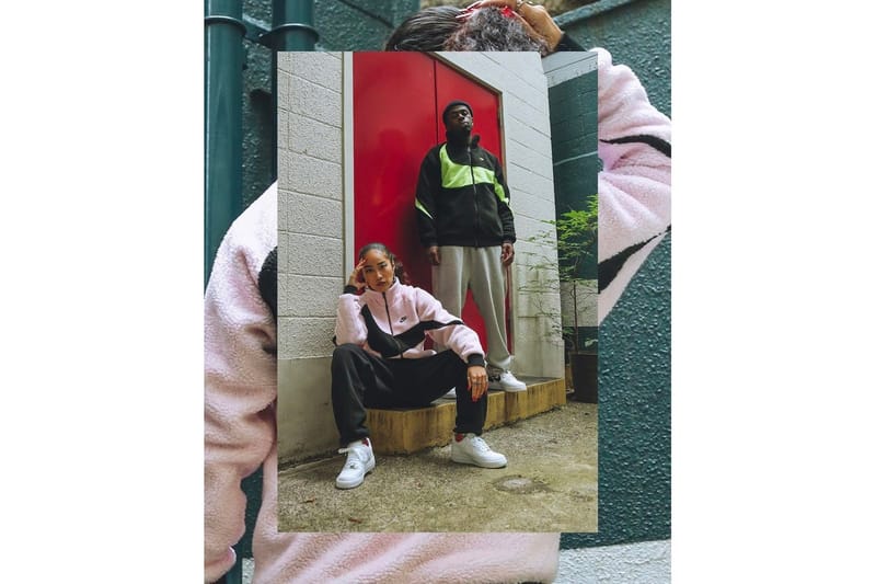 Nike big hotsell swoosh reversible sherpa