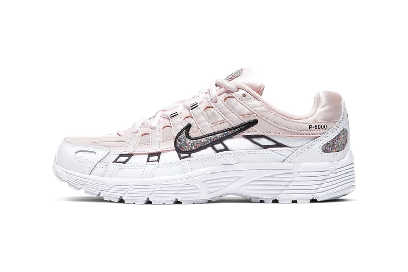 Nike p best sale 6000 white pink