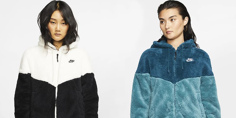 Nike sportswear sherpa windrunner jacket online