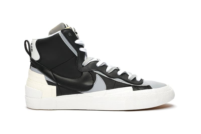 sacai x Nike Blazer Mid Black White Release Date | HYPEBAE