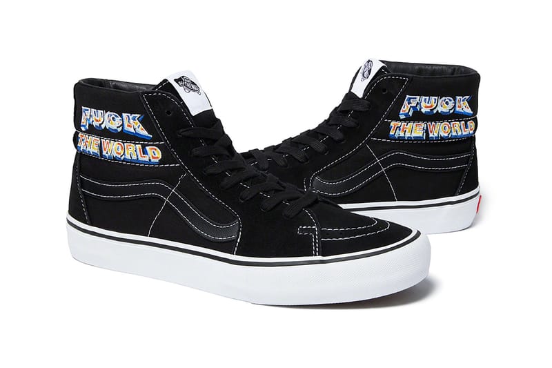 Vans sk8 best sale x supreme