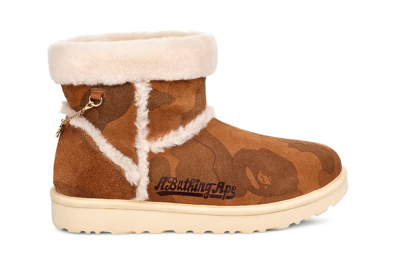 BAPE x UGG to Restock Shearling Collaboration HYPEBAE