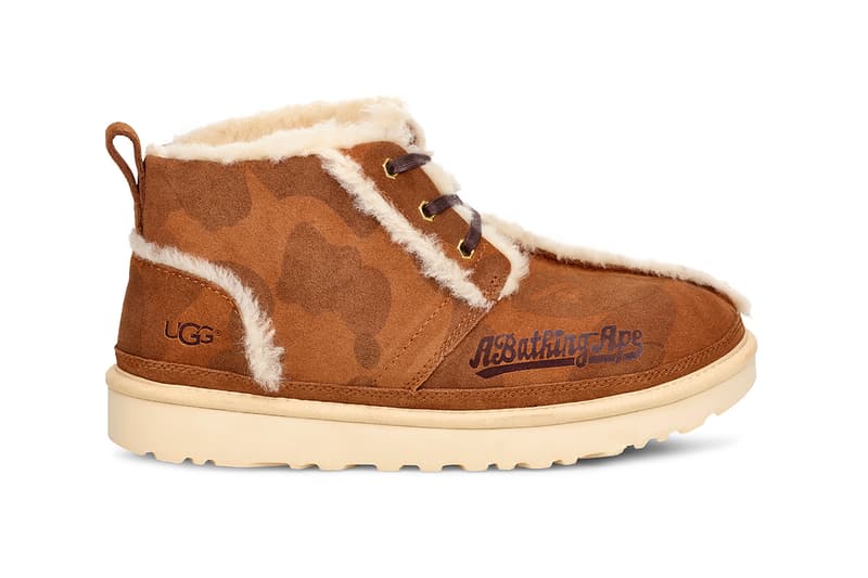 BAPE x UGG to Restock Shearling Collaboration HYPEBAE