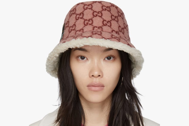 Gucci monogram bucket hat online