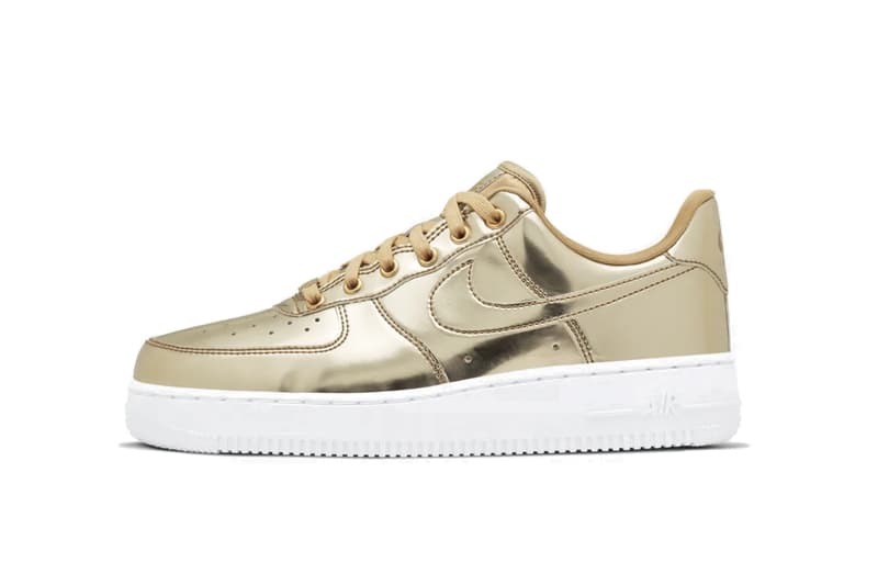air force 1 metallic rose gold