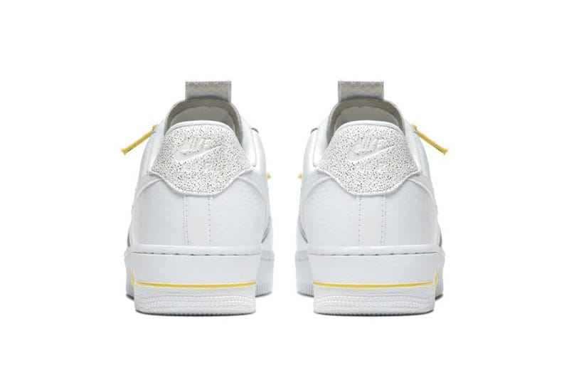 Yellow laces air force hot sale 1