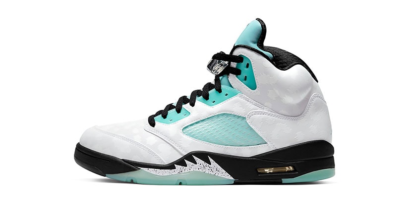 nike air jordan 5 retro island green
