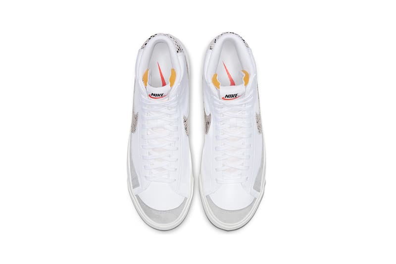reptilian swoosh nike blazers