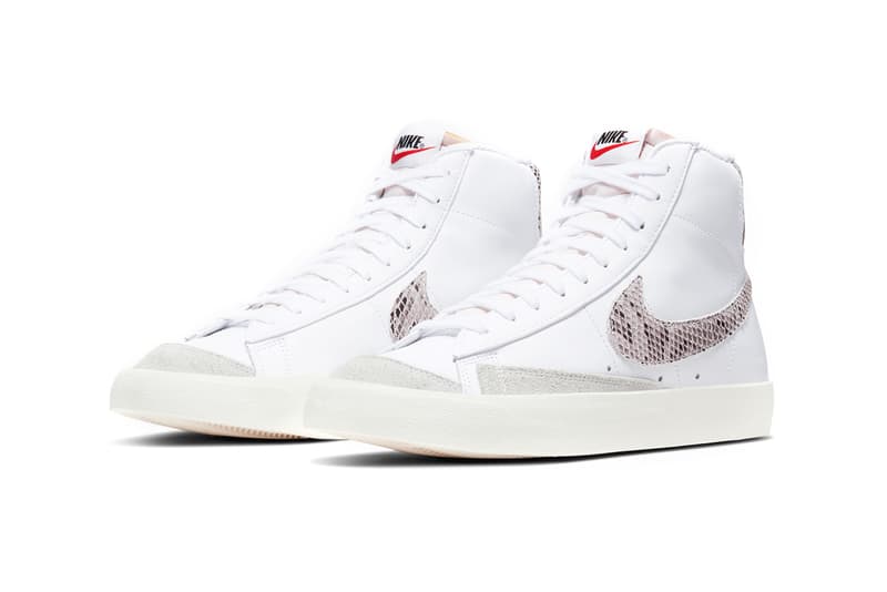 reptilian swoosh nike blazers