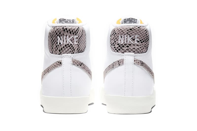 reptilian swoosh nike blazers