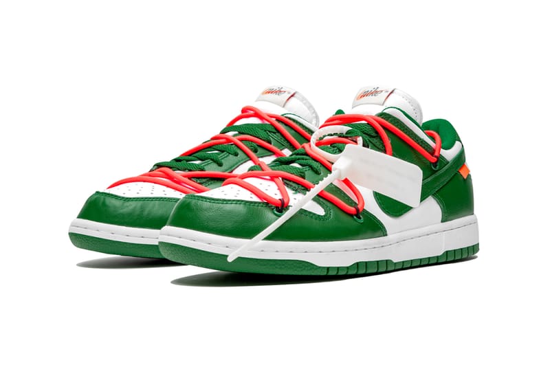 Off-White x Nike to Release Pine Green Dunk Low | Hypebae