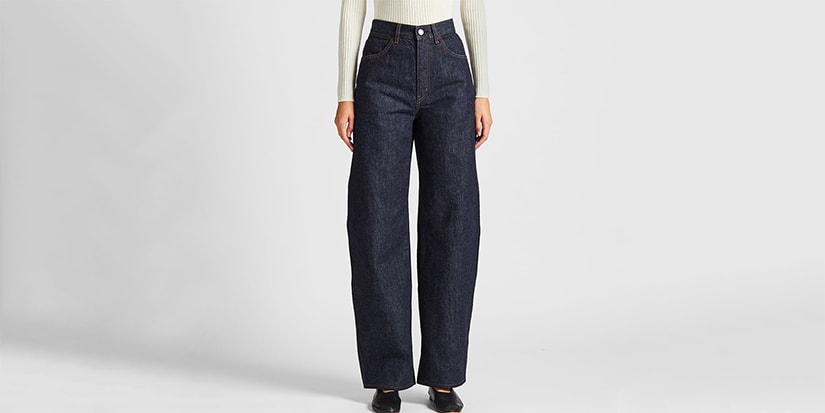 uniqlo u wide fit pleated tapered pants