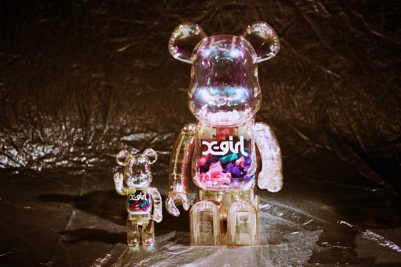 X-Girl x BE@RBRICK Transparent Bear Figure | Hypebae