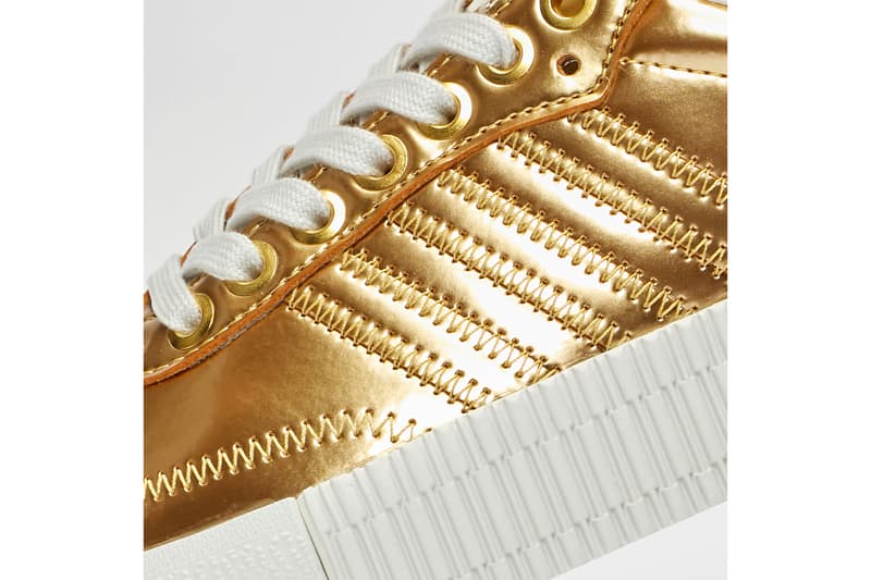 adidas Originals SAMBAROSE in GolMet and SilMet | HYPEBAE