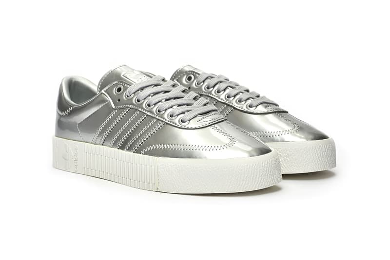 adidas Originals SAMBAROSE in GolMet and SilMet | HYPEBAE
