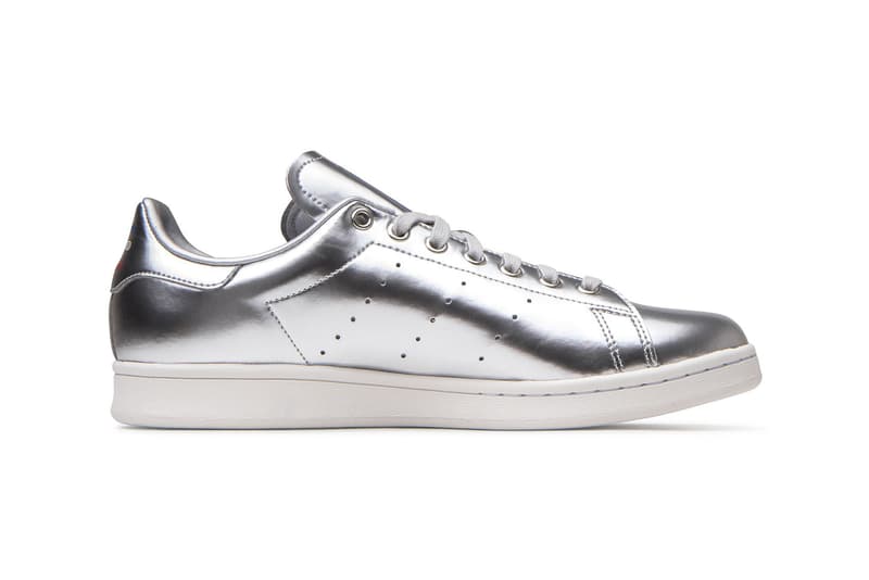 adidas stan smith silver gold