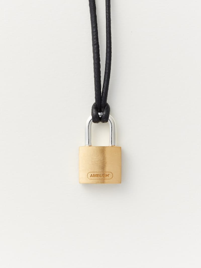 AMBUSH Introduces Small Padlock Necklaces | HYPEBAE
