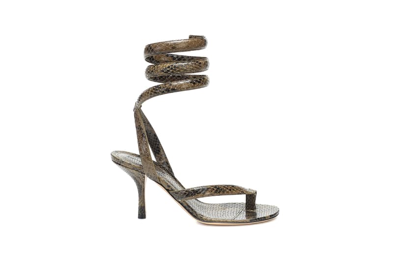 bottega snake heels