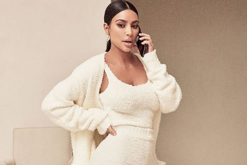 Skims Kim kardashian SET cozy shops tank dusk & smoke 12/14