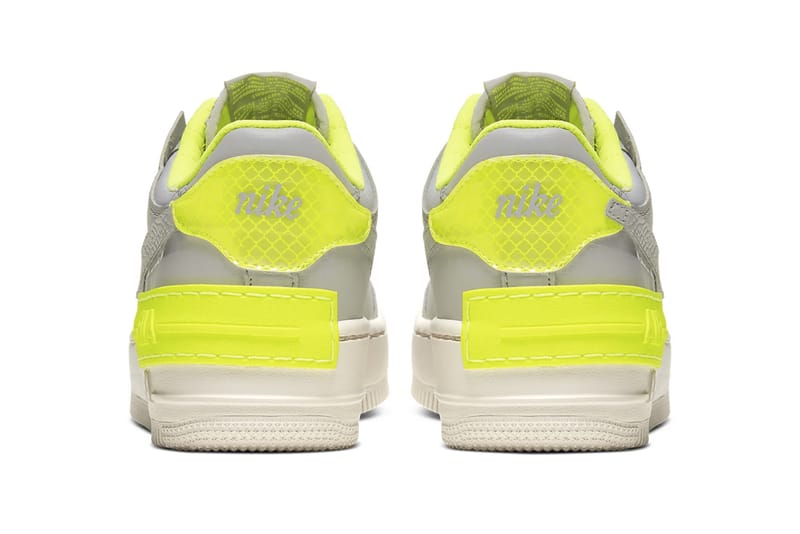 Neon yellow air sale force ones